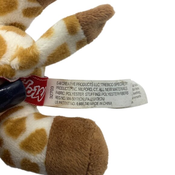 WubbaNub Infant Giraffe Pacifier Plush Toy Stuffed Animal - Picture 3 of 7